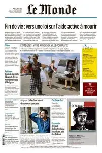 Le Monde du Jeudi 27 Juillet 2023