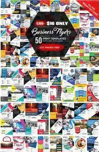 CreativeMarket - 50 New Business Flyer Bundle