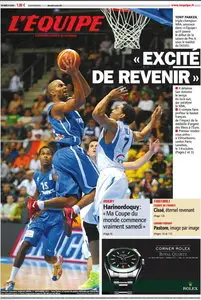 L'EQUIPE (05 Octobre 2011) 