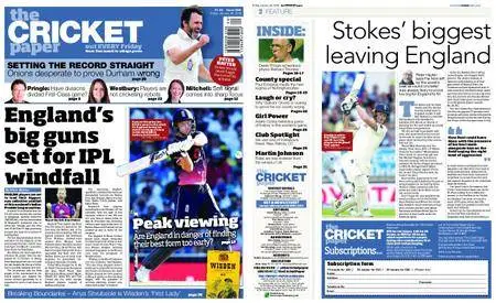 The Cricket Paper – January 26, 2018