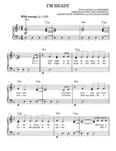 I'm Ready - Sam Smith and Demi Lovato (Easy Piano)