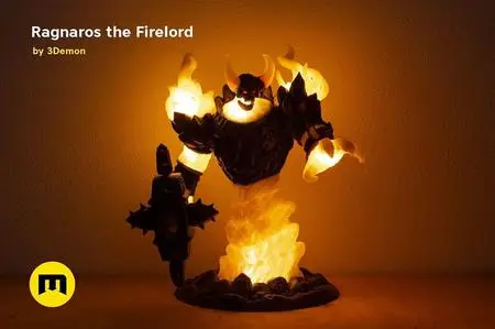 Firelord Lamp Figure Ragnaros