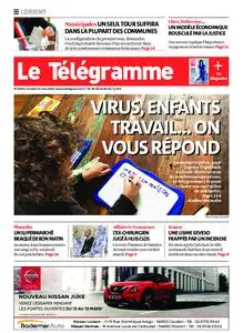Le Télégramme Lorient – 14 mars 2020