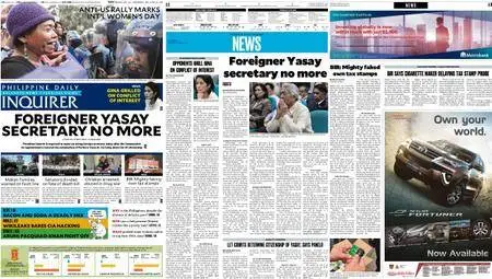 Philippine Daily Inquirer – March 09, 2017