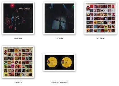 Cream - Live Cream (1970) Original US Presswell Pressing - LP/FLAC In 24bit/96kHz