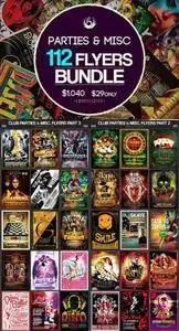 CreativeMarket - 112 Club and Misc. Flyers Bundle