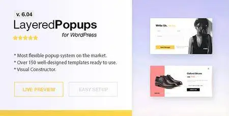 CodeCanyon - Popup Plugin for WordPress - Layered Popups v6.04 - 5978263