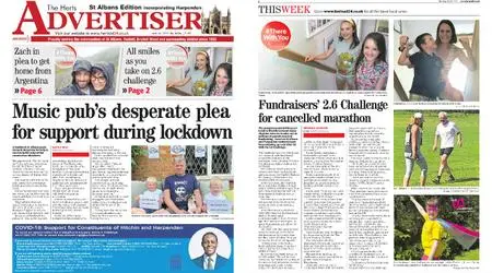 The Herts Advertiser – April 30, 2020