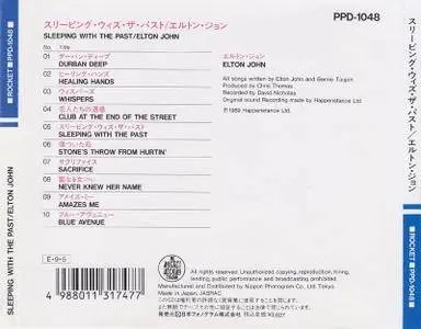 Elton John - Sleeping With The Past (1989) [Nippon Phonogram PPD-1048, Japan]
