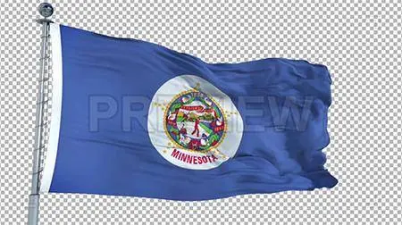 MA - Minnesota Flag 73695