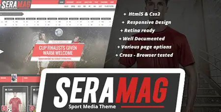 ThemeForest - SeraMag v1.0.3 - profesional magazine WordPress theme