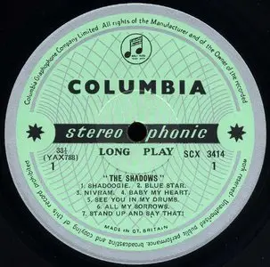 The Shadows - The Shadows (Columbia 1961) 24-bit/96kHz Vinyl Rip
