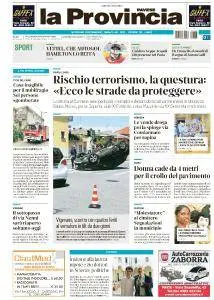 La Provincia Pavese - 23 Luglio 2018