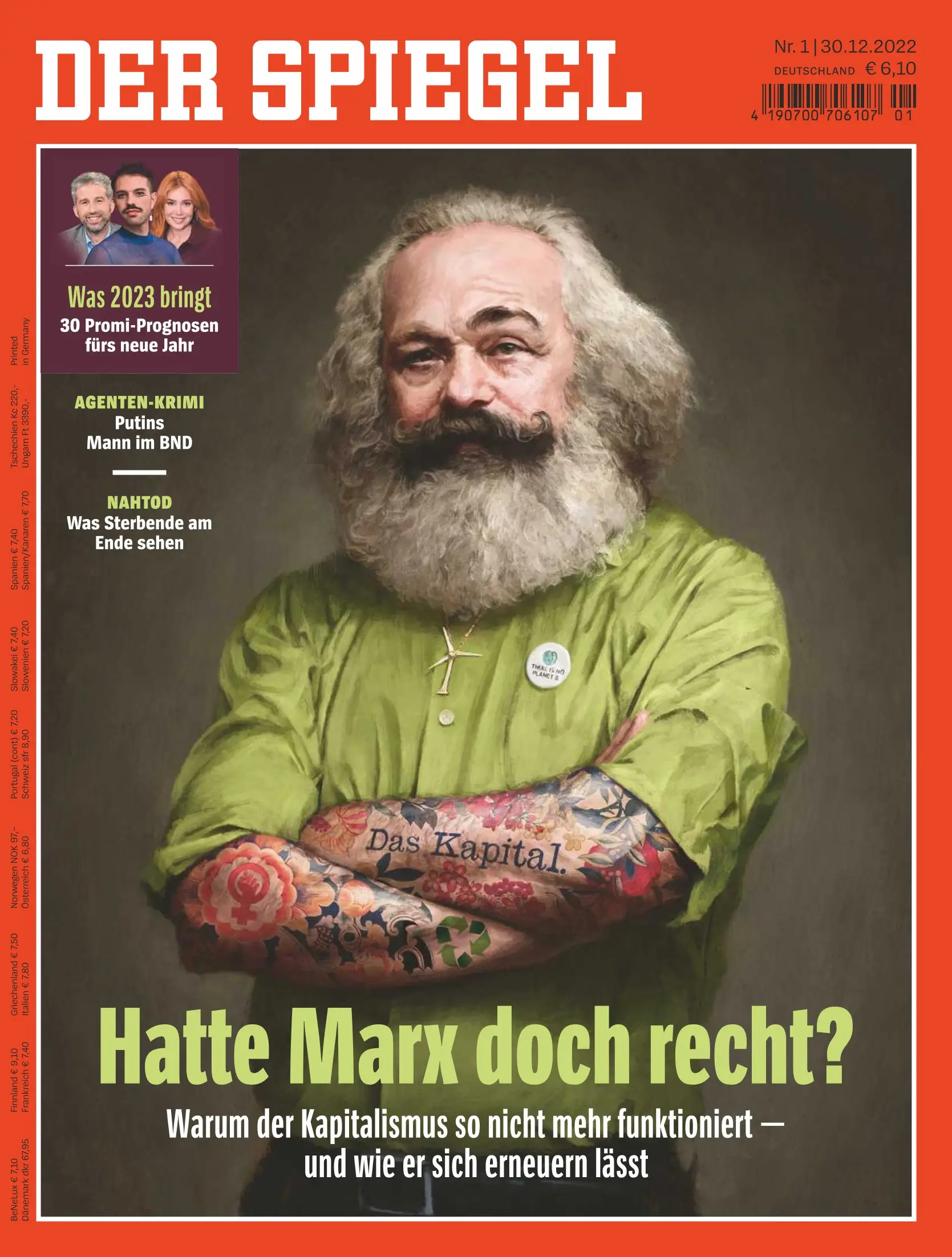 德国《明镜》周刊 Der SPIEGEL 2022年12月30日Nr.1