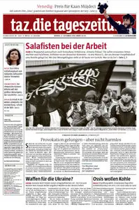 Tageszeitung TAZ vom 08 September 2014