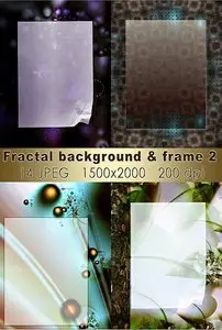 Fractal background & frame 2