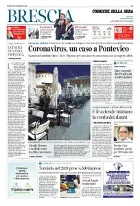 Corriere della Sera Brescia – 25 febbraio 2020