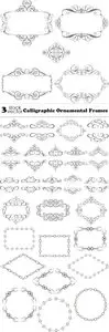 Vectors - Calligraphic Ornamental Frames