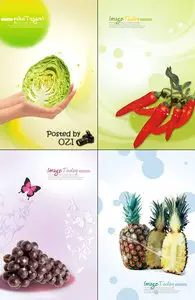 Fruits and vegetables PSD