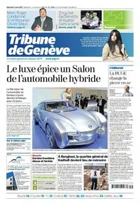 TRIBUNE DE GENEVE  02 Mars 2011