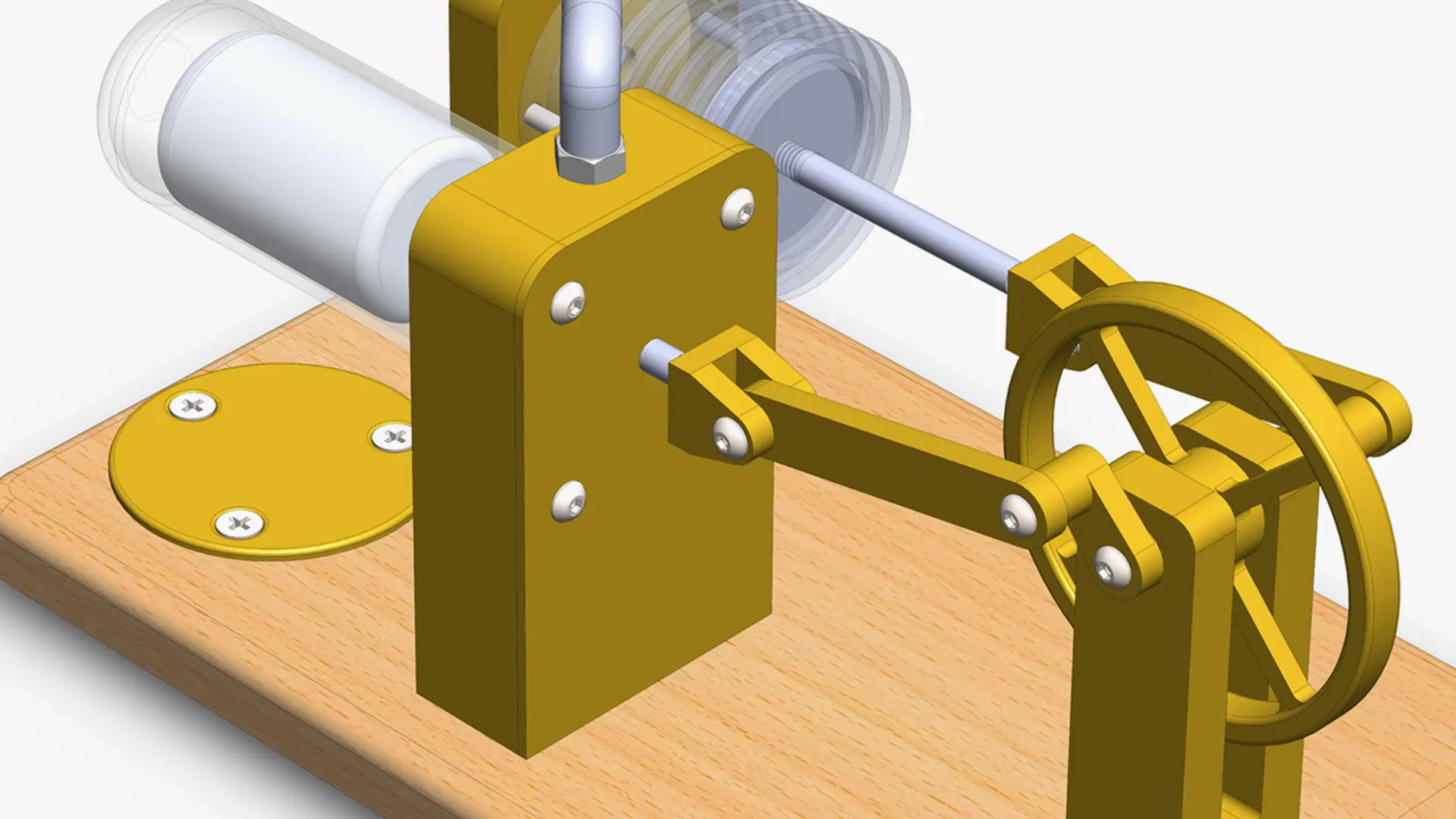 SOLIDWORKS Designing a Stirling Engine / AvaxHome