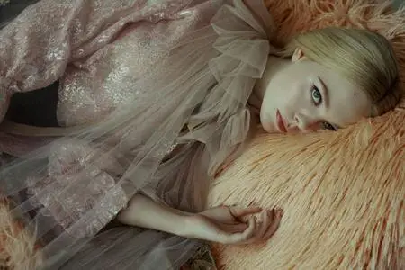 Elle Fanning by Marta Bevacqua for Glamour Spain December 2019