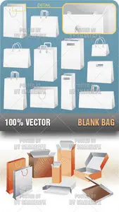 Stock Vector - Blank Bag