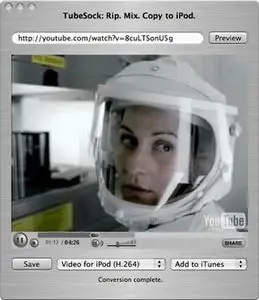 TubeSock 3.0 BETA 19 Mac-OSX ( Save Youtube Videos )