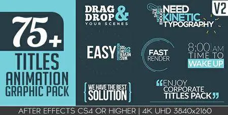 Titles Animation Graphic Pack V2 - Project for After Effects (VideoHive)
