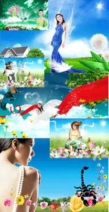 Nice girl - Psd template(2)
