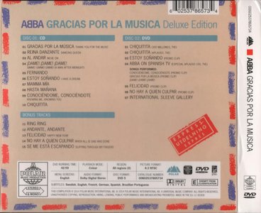 ABBA - Gracias Por La Musica (1980) {2014 40th Anniversary Polar Remaster, CD+DVD, Deluxe Edition  00602537865734}