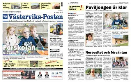 Västerviks-Posten – 22 augusti 2017