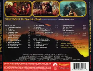 James Horner - Star Trek III: The Search For Spock: Original Motion Picture Soundtrack (1984) 2CDs, Newly Expanded Edition 2010