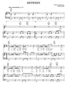 Between - Bette Midler, Bob Seger (Piano-Vocal-Guitar)