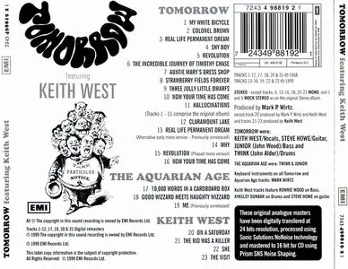 Tomorrow feat. Keith West - Tomorrow (1968) [Reissue 1999] Re-up