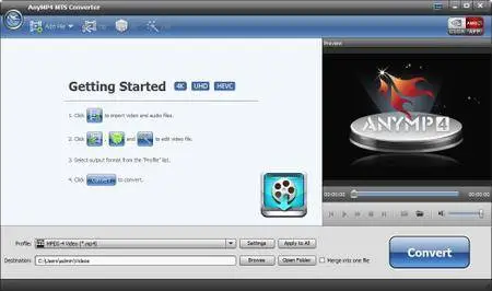 AnyMP4 MTS Converter 6.5.20 Multilingual