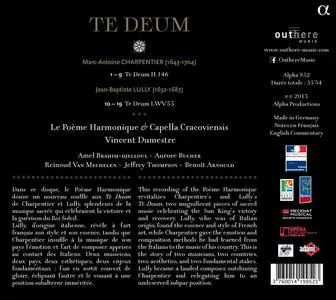 Vincent Dumestre, Capella Cracoviensis, Le Poeme Harmonique - Charpentier & Lully: Te Deum (2013)