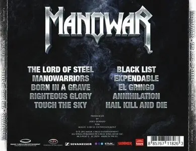 Manowar - The Lord Of Steel (2012) [Hammer Ed.]