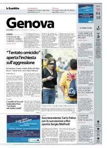 la Repubblica Genova - 16 Gennaio 2018