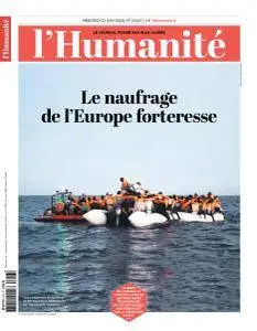 L'Humanite du Mercredi 13 Juin 2018