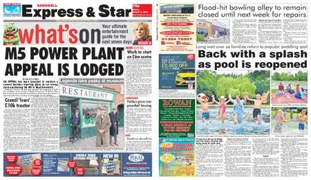 Express and Star Sandwell Edition – August 02, 2019