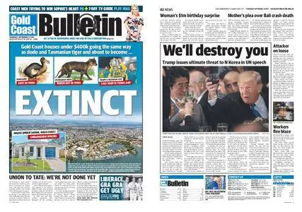 The Gold Coast Bulletin – September 21, 2017