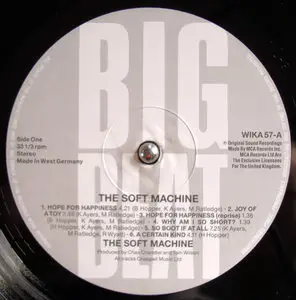 The Soft Machine - Volume One (Big Beat Records 80' ) Vinyl rip in 24-bit/96kHz