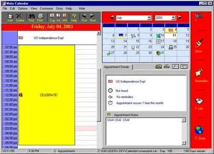 Moto Calendar v2.1.23