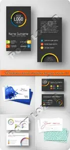 Business cards creative design vector 23