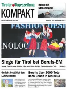 Tiroler Tageszeitung - 11 September 2023
