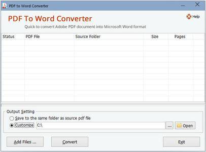 Adept PDF to Word Converter 3.70