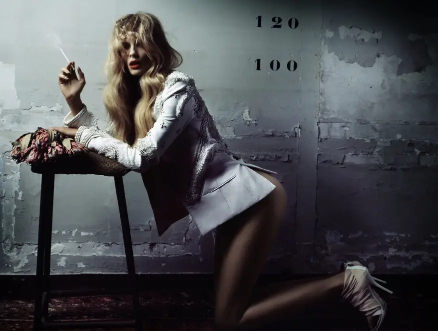 Julia Stegner nude by Daniele Duella & Iango Henzi for Muse Magazine Winter 2010