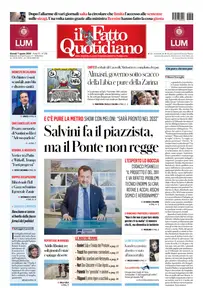 Il Fatto Quotidiano - 7 Agosto 2025