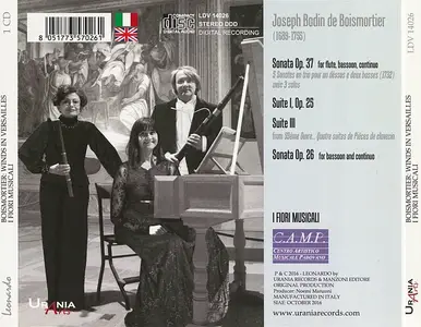 I Fiori Musicali - Joseph Bodin de Boismortier: Winds in Versailles (2017)